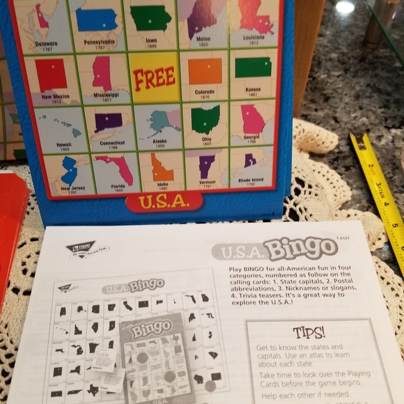 Bingo USA States game EUC - Picture 11 of 13